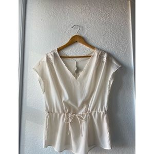 Banana Republic Cream Blouse
